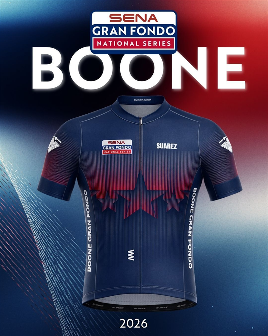 REGISTER NOW FOR BOONE GRAN FONDO AND GET A FREE JERSEY! REGISTER NOW FOR BOONE GRAN FONDO AND GET A FREE JERSEY!
