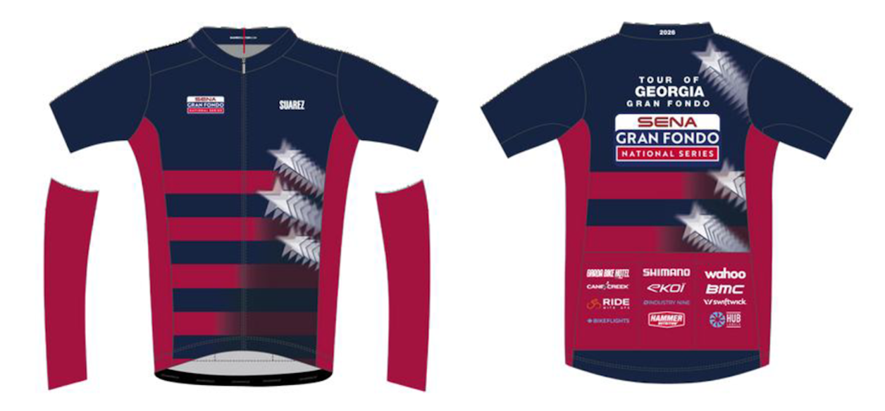 REGISTER NOW FOR 2026 TOUR OF GEORGIA GRAN FONDO AND GET A FREE EVENT JERSEY!