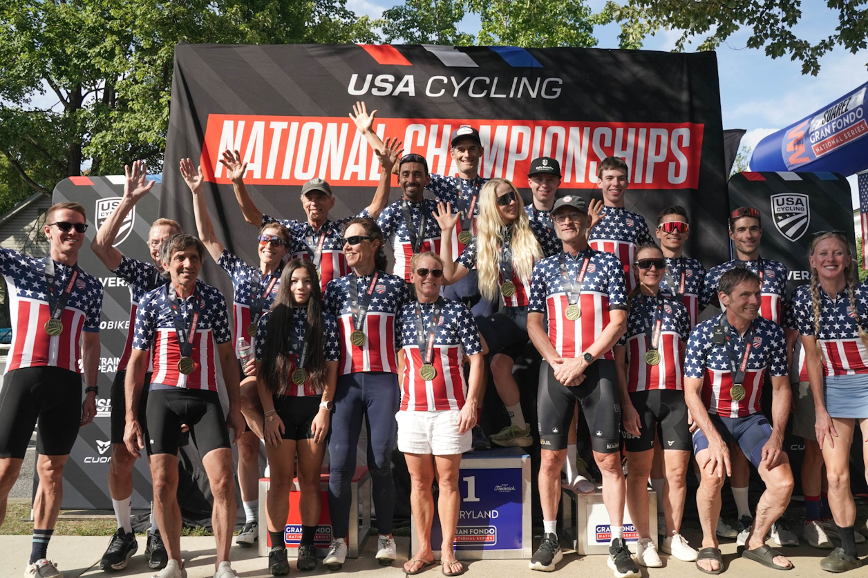 To compete in the National Championship category riders must qualify
