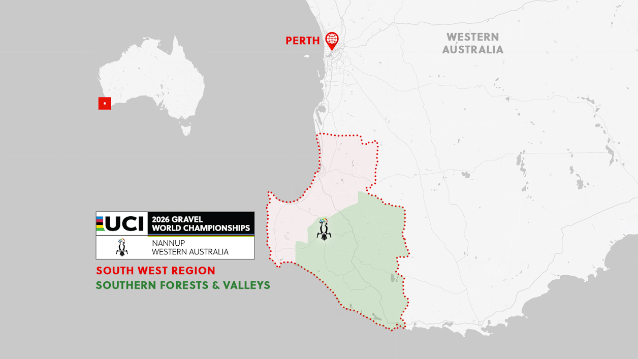 2026 UCI Gravel World Championships Location Western Australia