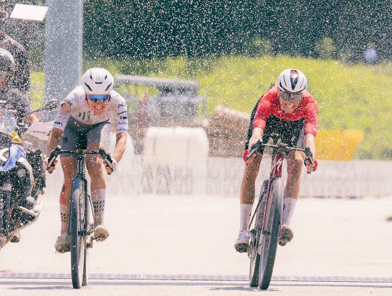 Geerike Schreurs claimed the world title in 7:19:36, edging out defending champion Rosa Klöser Geerike Schreurs claimed the world title in 7:19:36, edging out defending champion Rosa Klöser