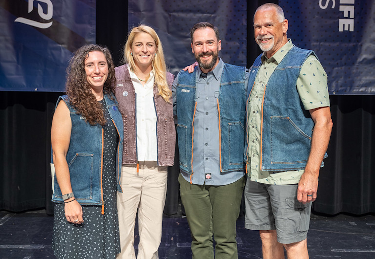 GCHOF Banquet (l-to-r: Meg Fisher; Kristin Legan; Paul Errington; Jim Cummins)
