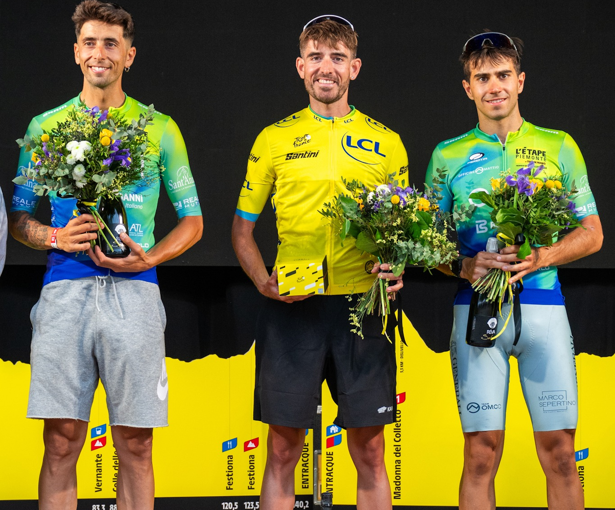 American rider Deuel Drake produced a breakthrough performance, winning the men’s Granfondo in 3:59:51