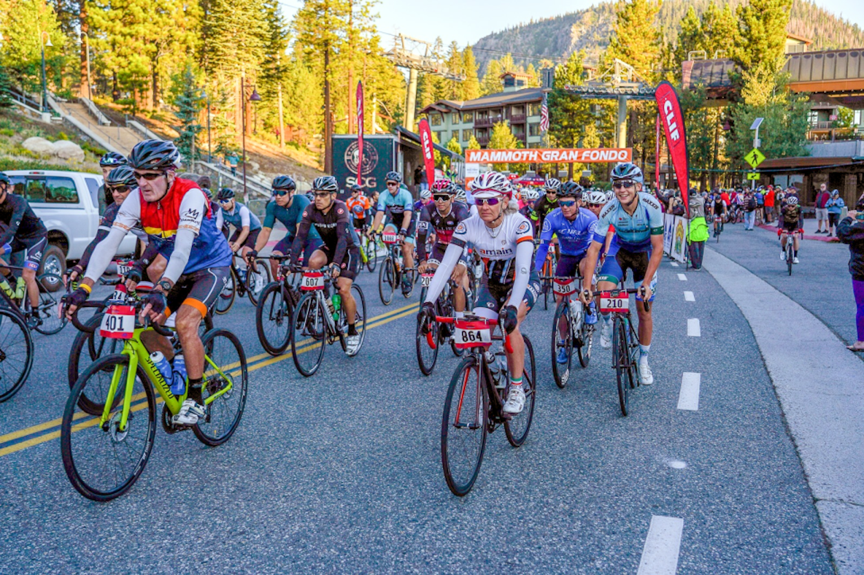 All routes start and finish at The Village at Mammoth