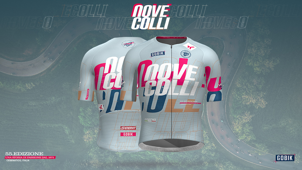Each race number comes with the exclusive Nove Colli jersey, once again produced by Gobik