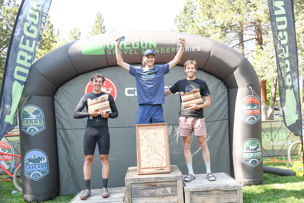 Awards go to the top three for each category in each distance for each day.