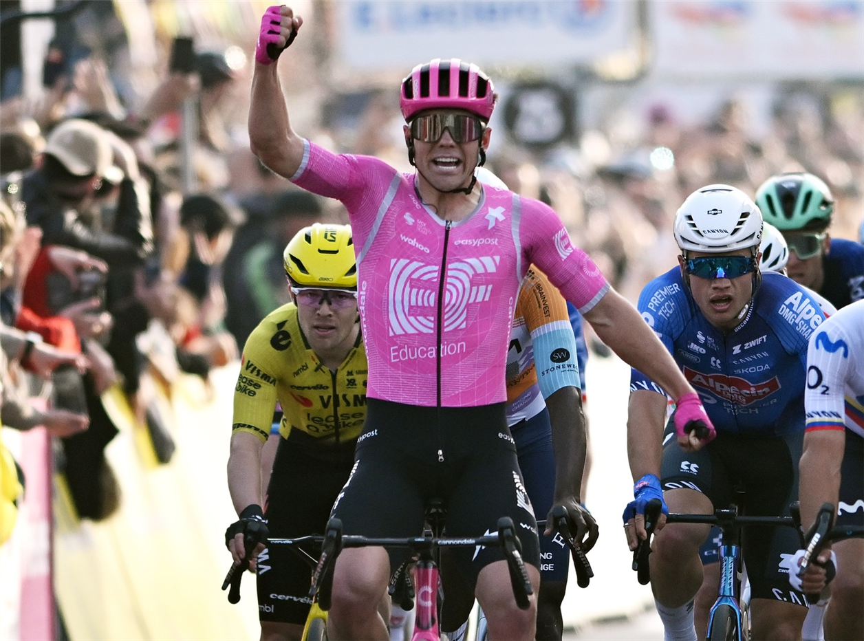 American Lamperti sprints to 2026 Paris-Nice opening stage win American Lamperti sprints to 2026 Paris-Nice opening stage win