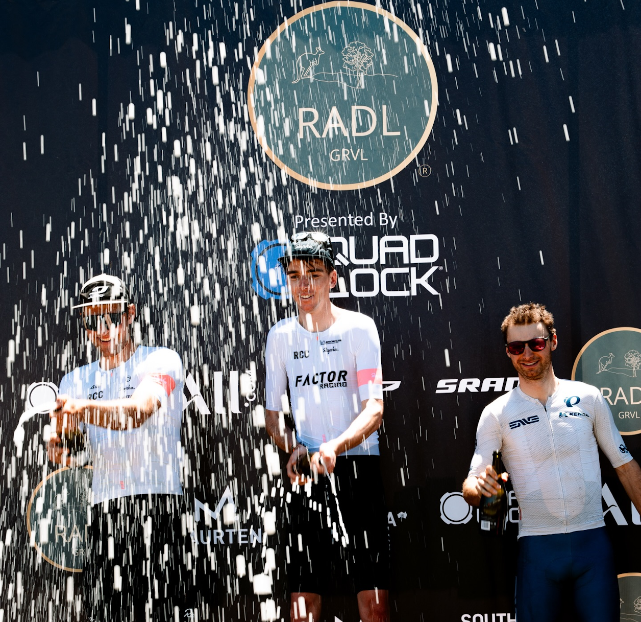 Romain Bardet crossed the line ahead of Cameron Jones (3:31:01) and Alexey Vermeulen (3:31:49),