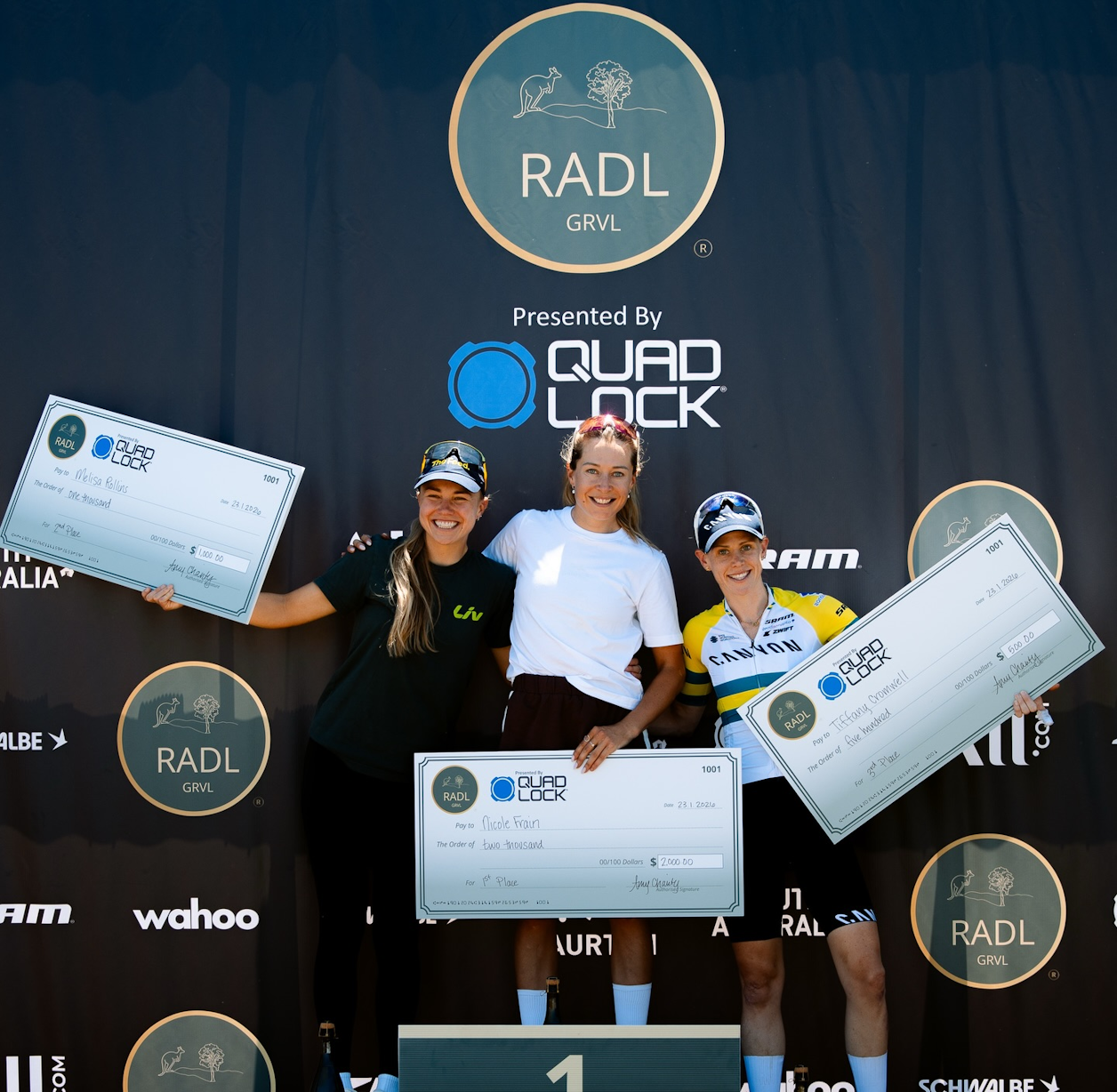 Nicole Frain (Factor Racing) took the elite women’s 127km victory in 4:02:32, delivering a strong performance on challenging mixed-surface terrain. 