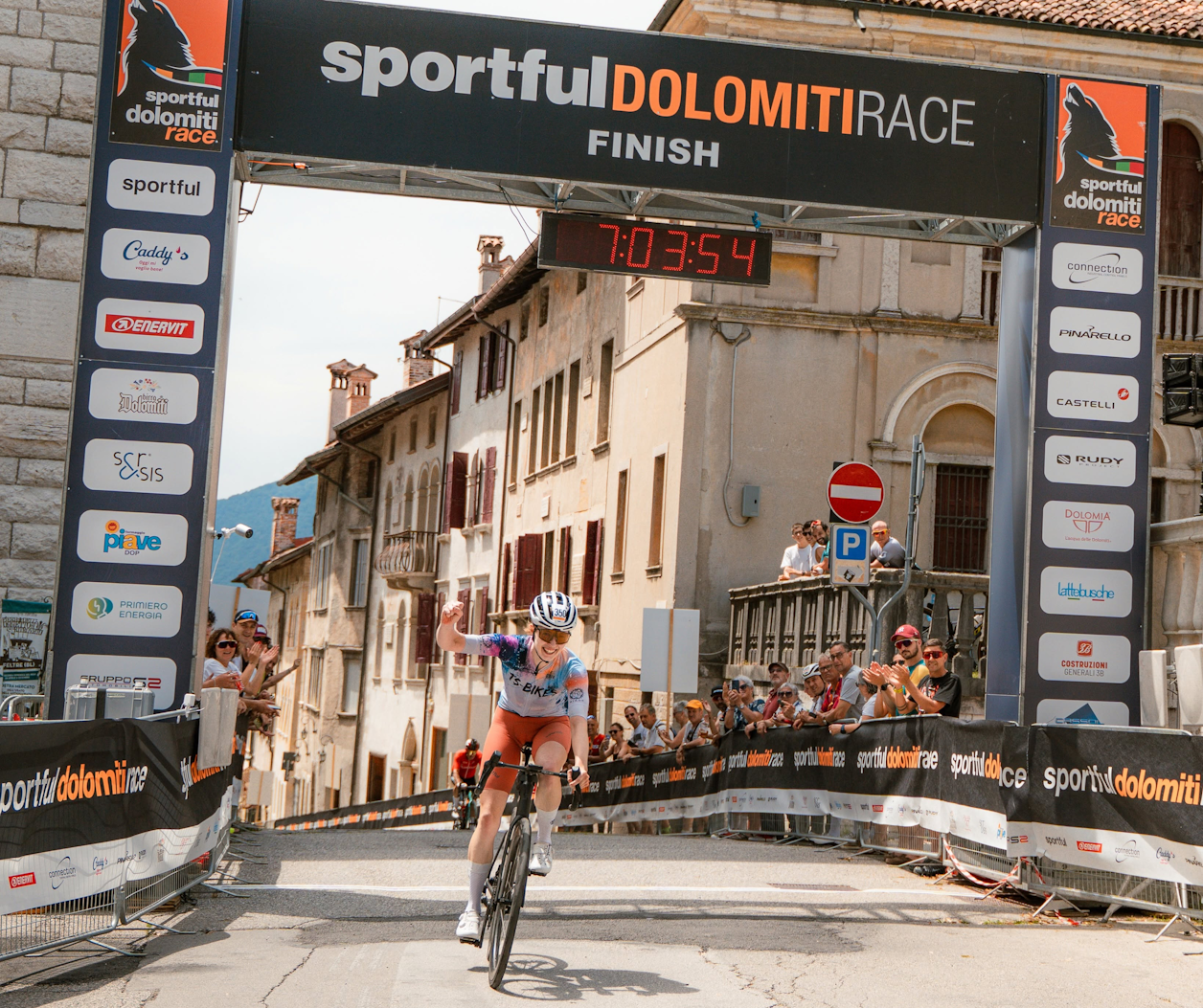 Emilia Welte and Luca Cavallo take Victory at 2026 Sportful Dolomiti Race in the Dolomites