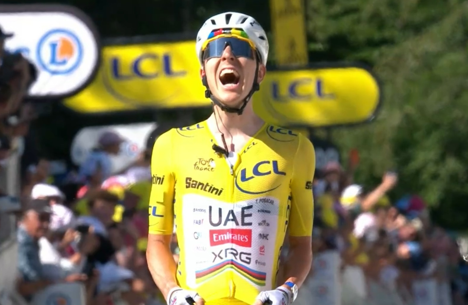 Pogacar powers to third stage victory as Tour de France explodes in Le Lioran