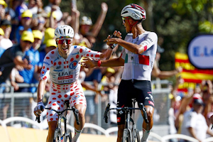 Isaac del Toro wins Stage 2 of the 2026 Tour de France