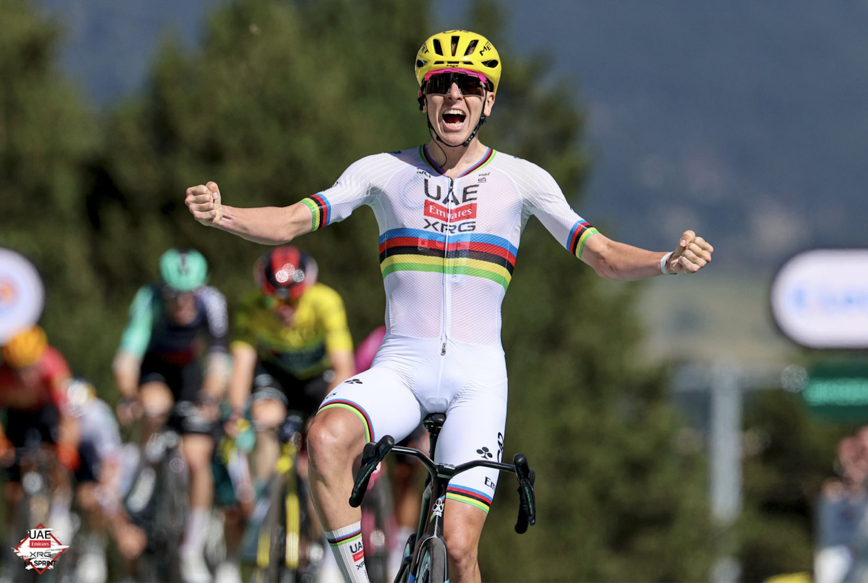 Tadej Pogacar attacks to win Stage 3 and the Yellow Jersey at the 2026 Tour de France