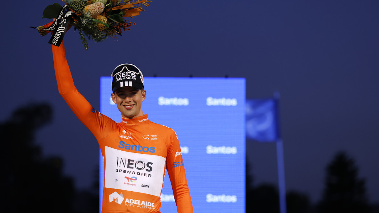 Samuel Watson (INEOS Grenadiers) takes victory at the 2026 Santos Tour Down Under Prologue