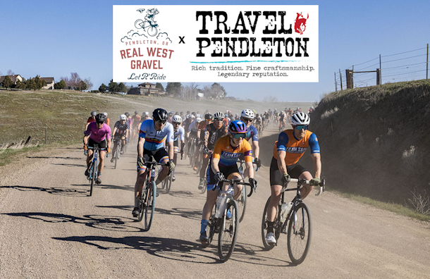Ride Real West Gravel on March 15th, 2026, stay in pendleton and get $30 back!