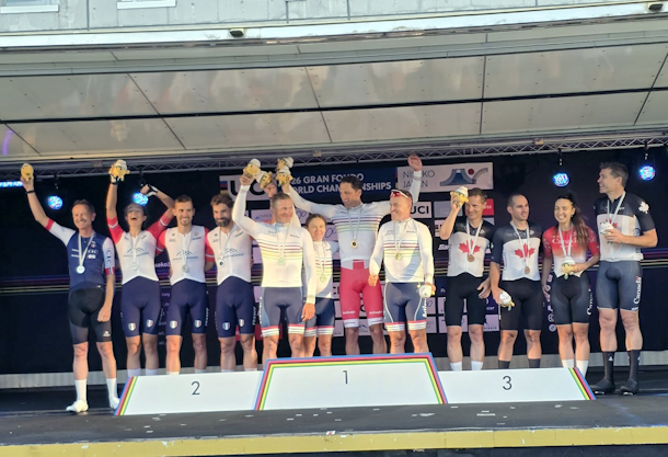 2026 UCI Gran Fondo World Championships Team Relay Results