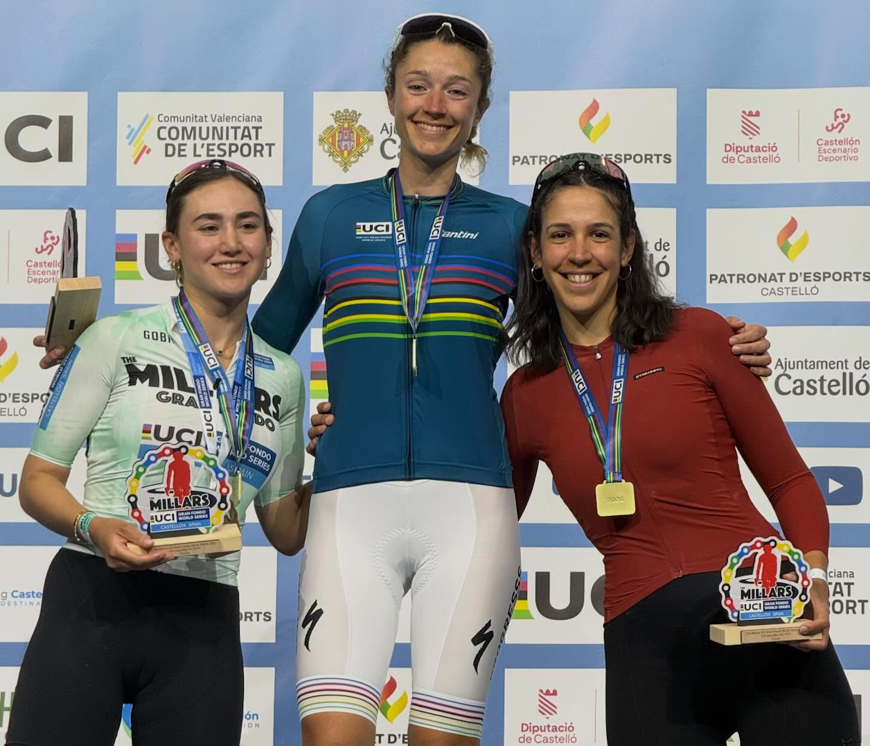 The women’s competition saw a dominant ride from Polish rider Ewelina Wolos, a former Ironman World Champion