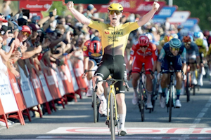 Matthew Brennan sprints to 2026 La Vuelta stage two victory