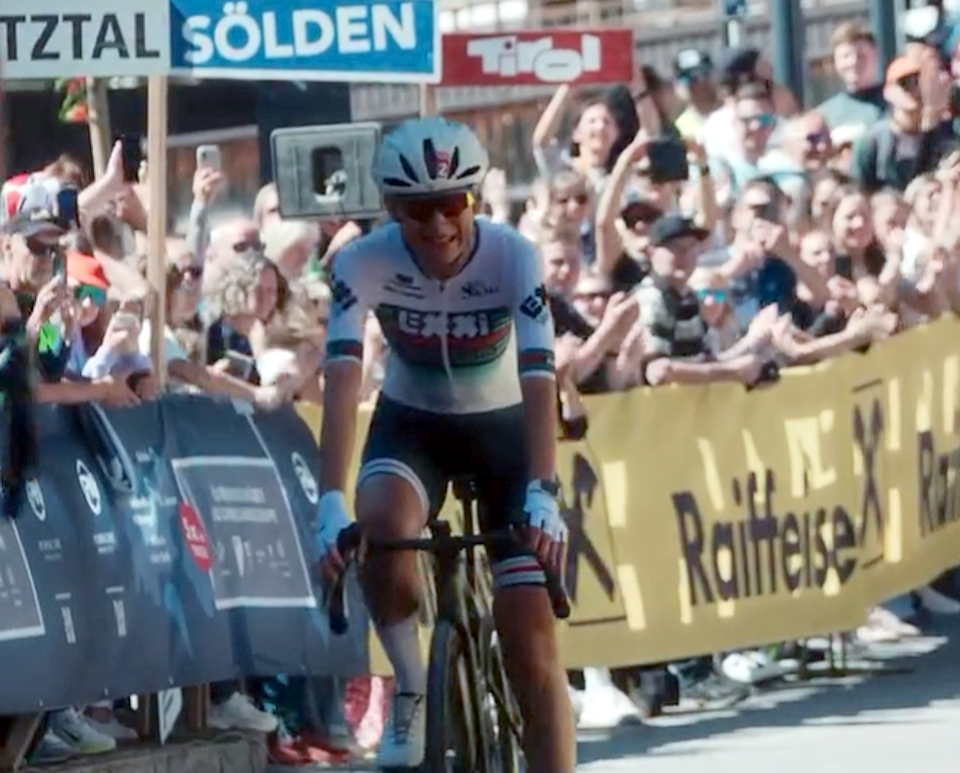 Meyer’s solo ride to victory was historic, finishing in 7:22:32 and setting a new women’s course record
