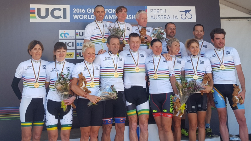 17 new UCI Gran Fondo World Champions in Australia