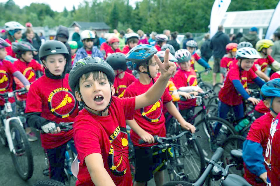 The inaugural Mini-Fondo attracted 95 children from 5 to 12 years old! photo by Marc d'Entremont Photography