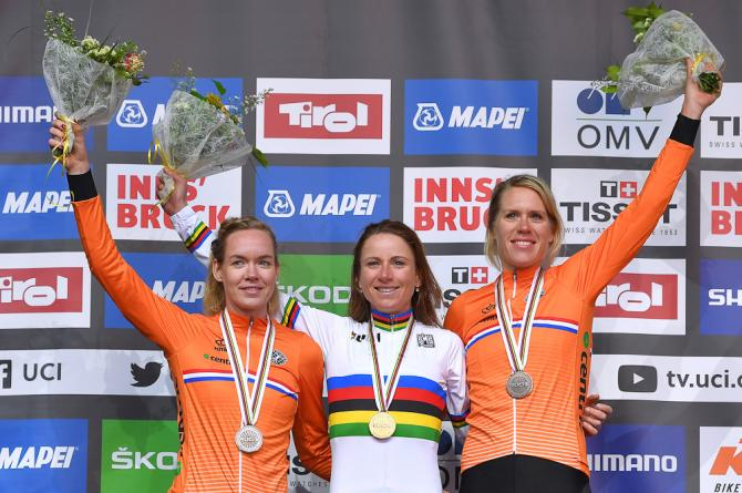 Annemiek Van Vleuten wins UCI Championships 2018 women’s time trial as Dutch dominate podium
