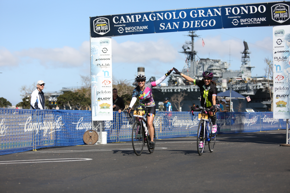 Your ride culminates on San Diego’s famous waterfront with a finisher’s medal, a free massage, beer garden, and a four-course Italian feast!