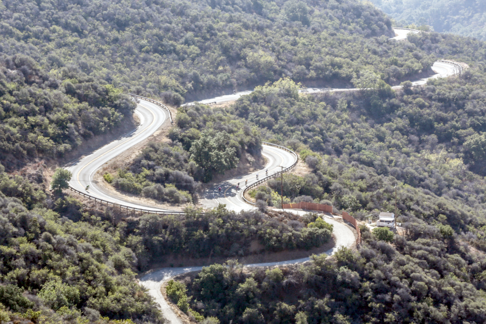 You've earned a fun descent down Mulholland Highway to the Pacific
