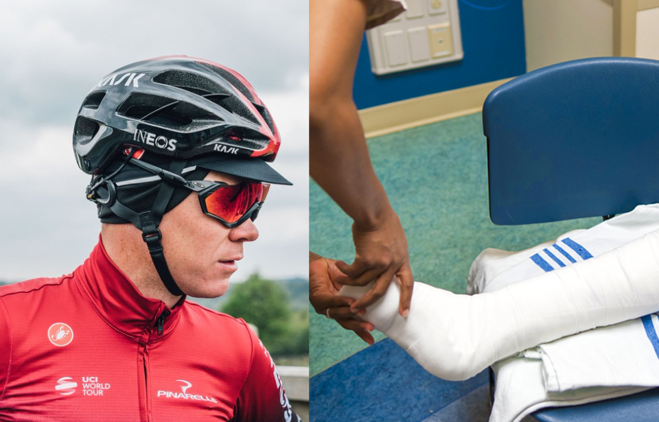 Chris Froome out of the Tour de France after Breaking His Leg