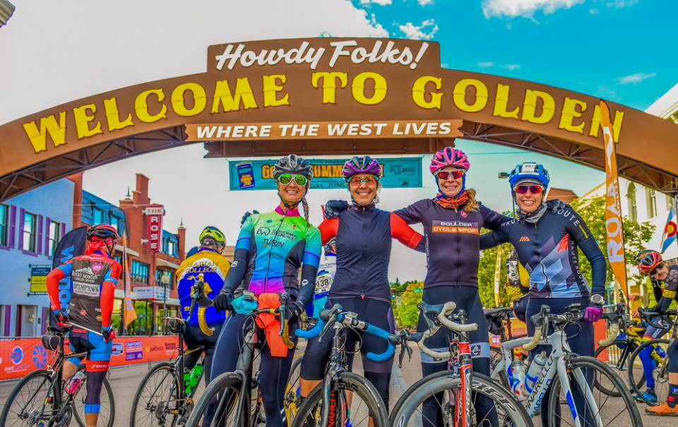 Conditions at the Golden Gran Fondo in Colorado were challenging, with periods of snow at the highest elevations