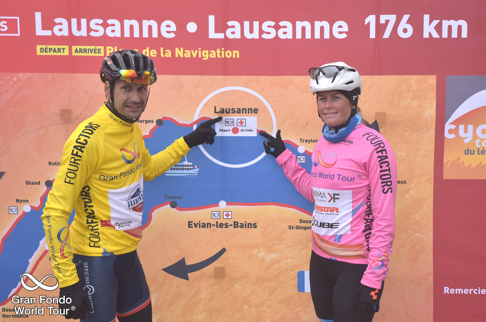 2,700 participants complete the tour around the lake at the Cyclotour du Leman