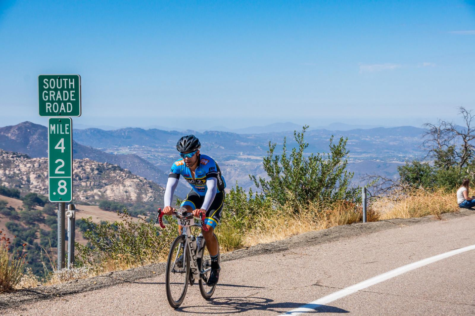 The 67 mile “Palomar Metric Century” and 105 mile “Mesa Grande Century” GranFondo boast the fiercest of all climbs in San Diego, the south grade of Palomar Mountain. 