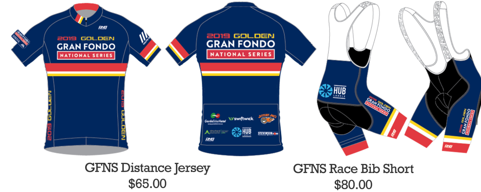 Custom “Race Winner” jersey from DNA Cycling for all Gran Route age group winners