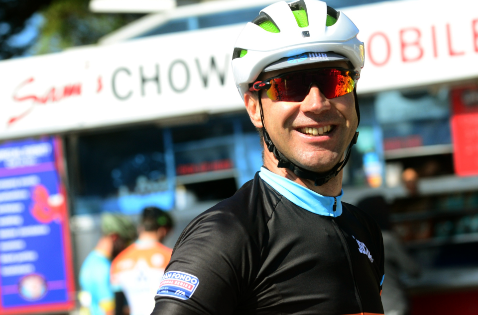 Jens Voigt Joins Haute Route San Francisco Peloton on Windy Stage 2