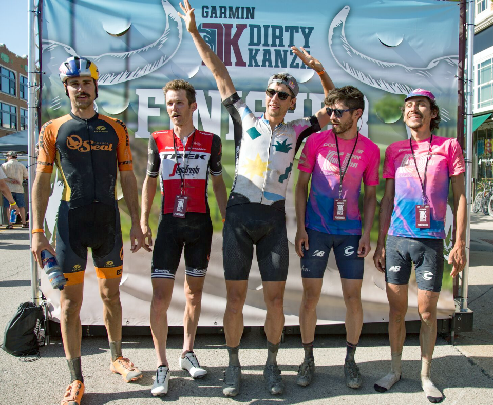 Garmin Dirty Kanza 200 Men’s Top five