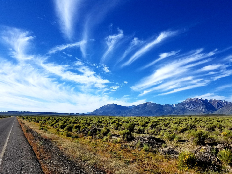 Mammoth's Big Blue Skies, Jaw Dropping Scenery and Quiet Roads another Huge Hit