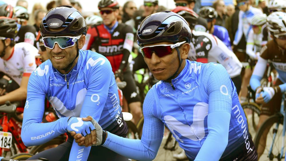 Alejandro Valverde and Nairo Quintana headline the Movistar Squad