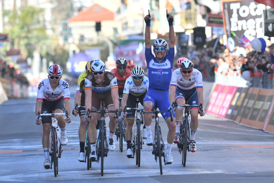 Frenchman Julian Alaphilippe wins Milan - San Remo his first Monument