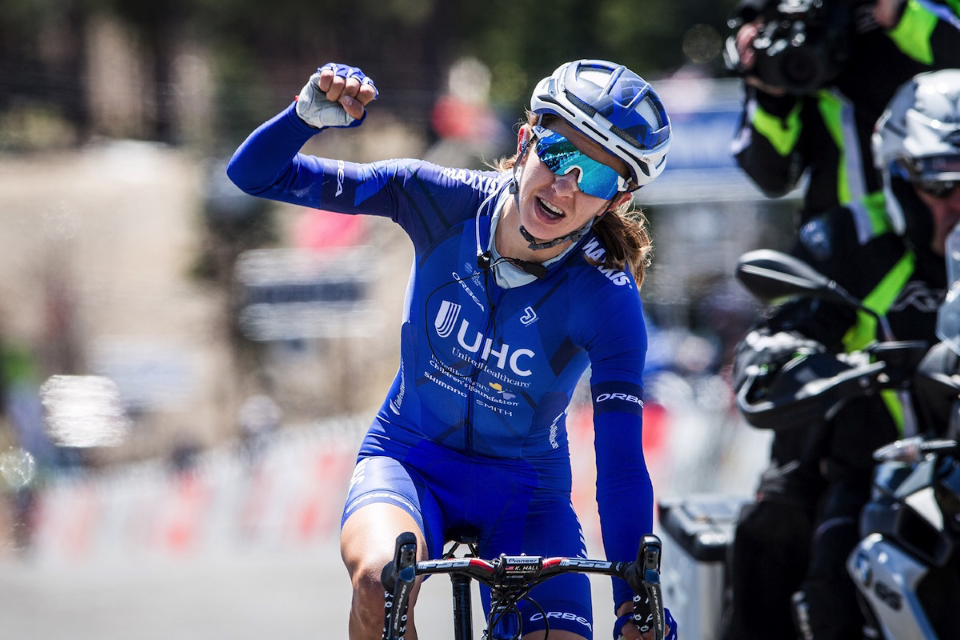 The 2018 PRT individual champions were Katie Hall (Saratoga, Calif./UnitedHealthcare Pro Cycling) for Elite Women 