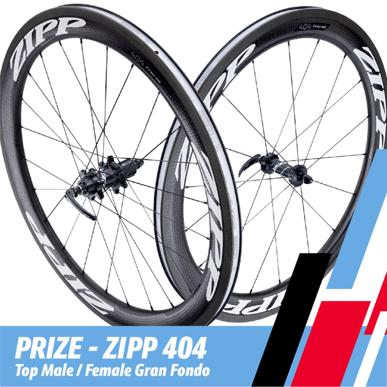Rollfast awarding ZIPP 404 wheels to top male and female finishers