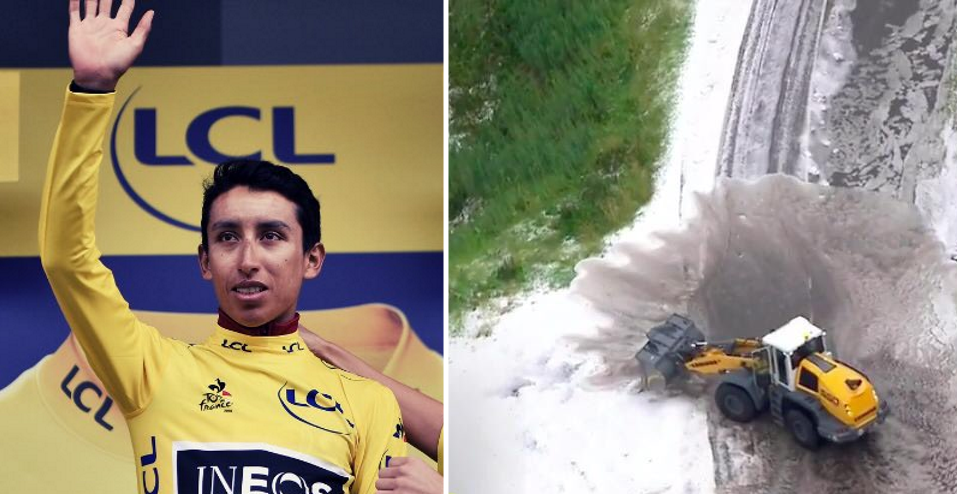 Egan Bernal in Yellow as Freak Hailstorm shortens decisive Tour de France stage 