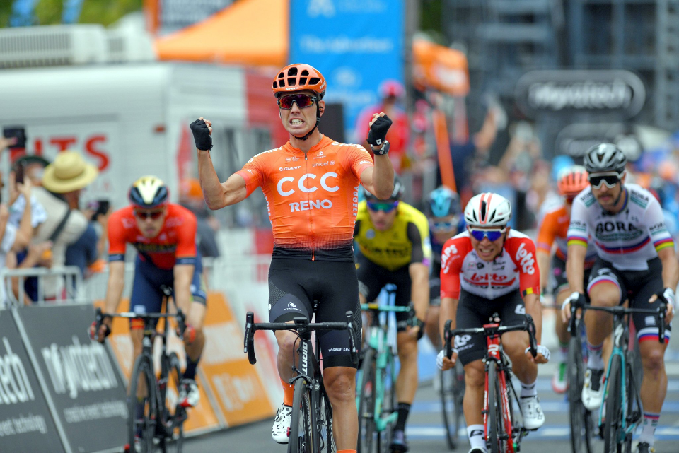 Bevin Sprints to Tour Down Under Stage Two Victory and Race Lead