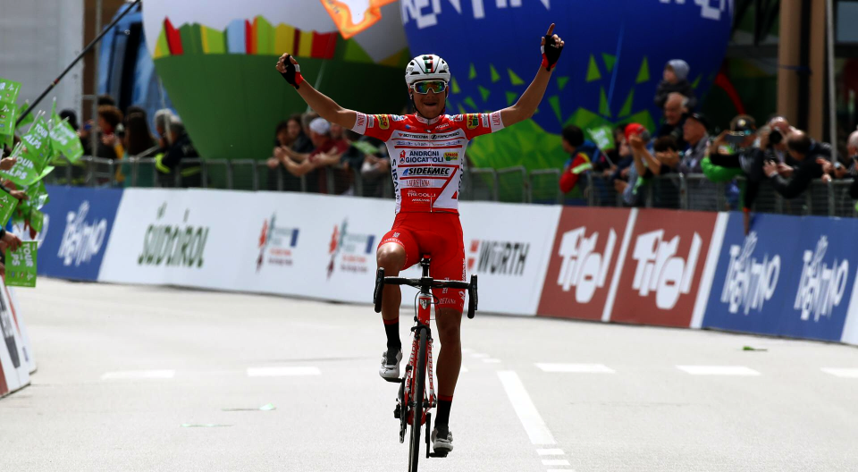 Italy's Fausto Masnada wins Stage 3 of the Tour of Alps