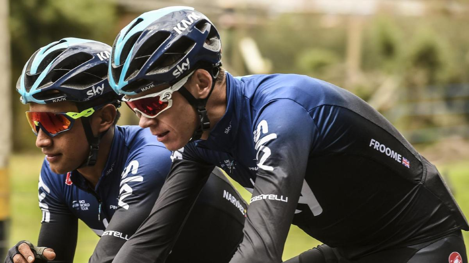 Exhausted Chris Froome pulls out of UAE Tour