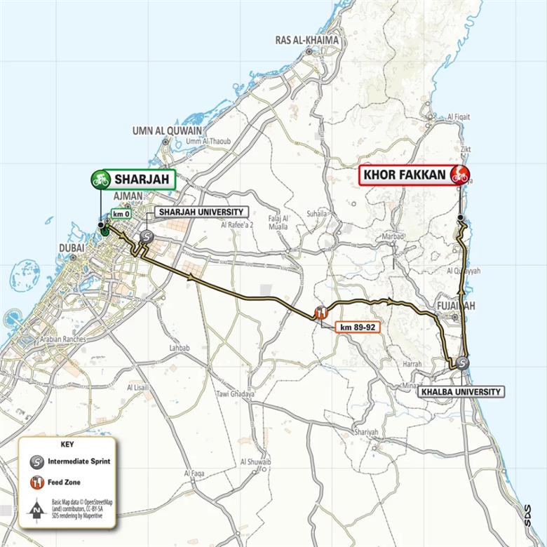 the Sharjah Stage 5 (181km)