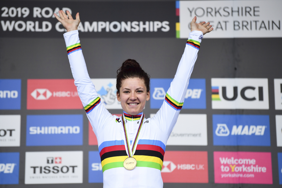 American Chloé Dygert Owen wins UCI Time Trial Rainbow Jersey
