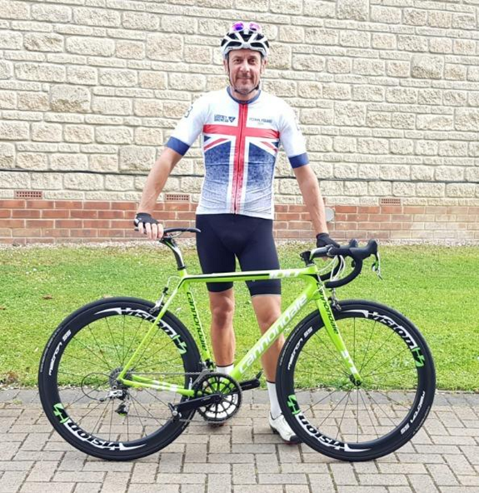 British man who took up cycling to get in shape rides for Team GB at UCI Gran Fondo Championships