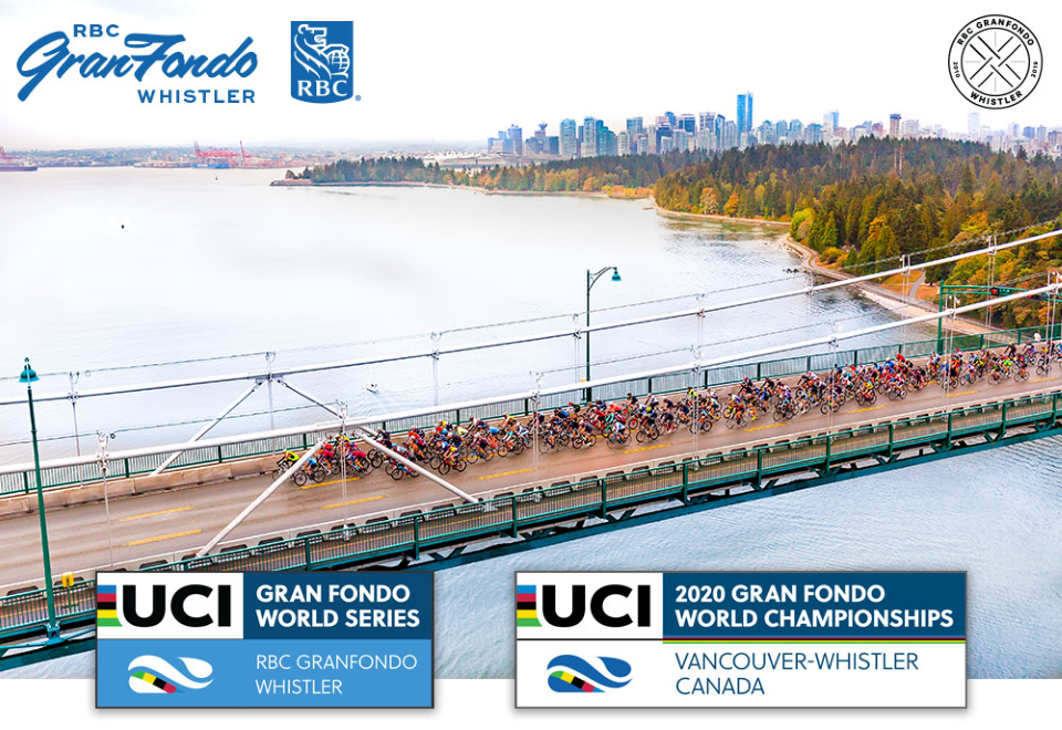 BC GranFondo Whistler will host the 2020 UCI Gran Fondo World Championships aswell and hosting the first 2020 qualifier this September