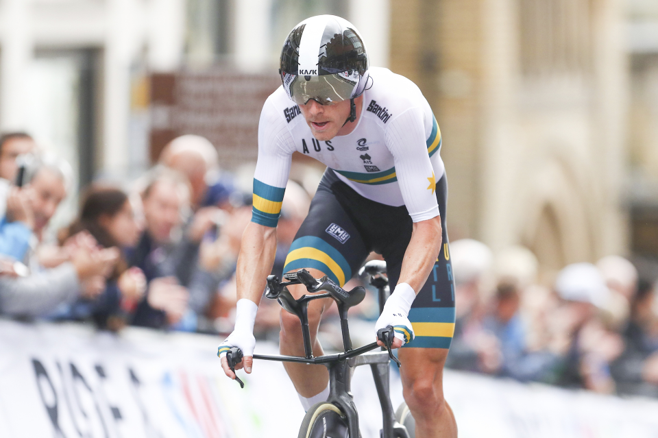 Rohan Dennis sucessfully defends UCI Time Trial Title in Yorkshire