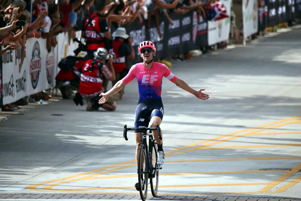 Alex Howes (Boulder, Colo.; EF Education First) snatched a thrilling victory for Pro Men